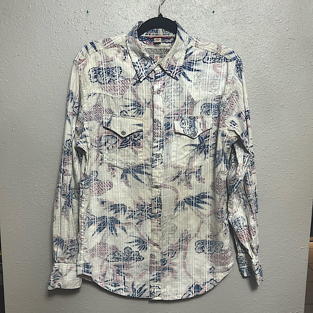 Men’s Guess button down long sleeve